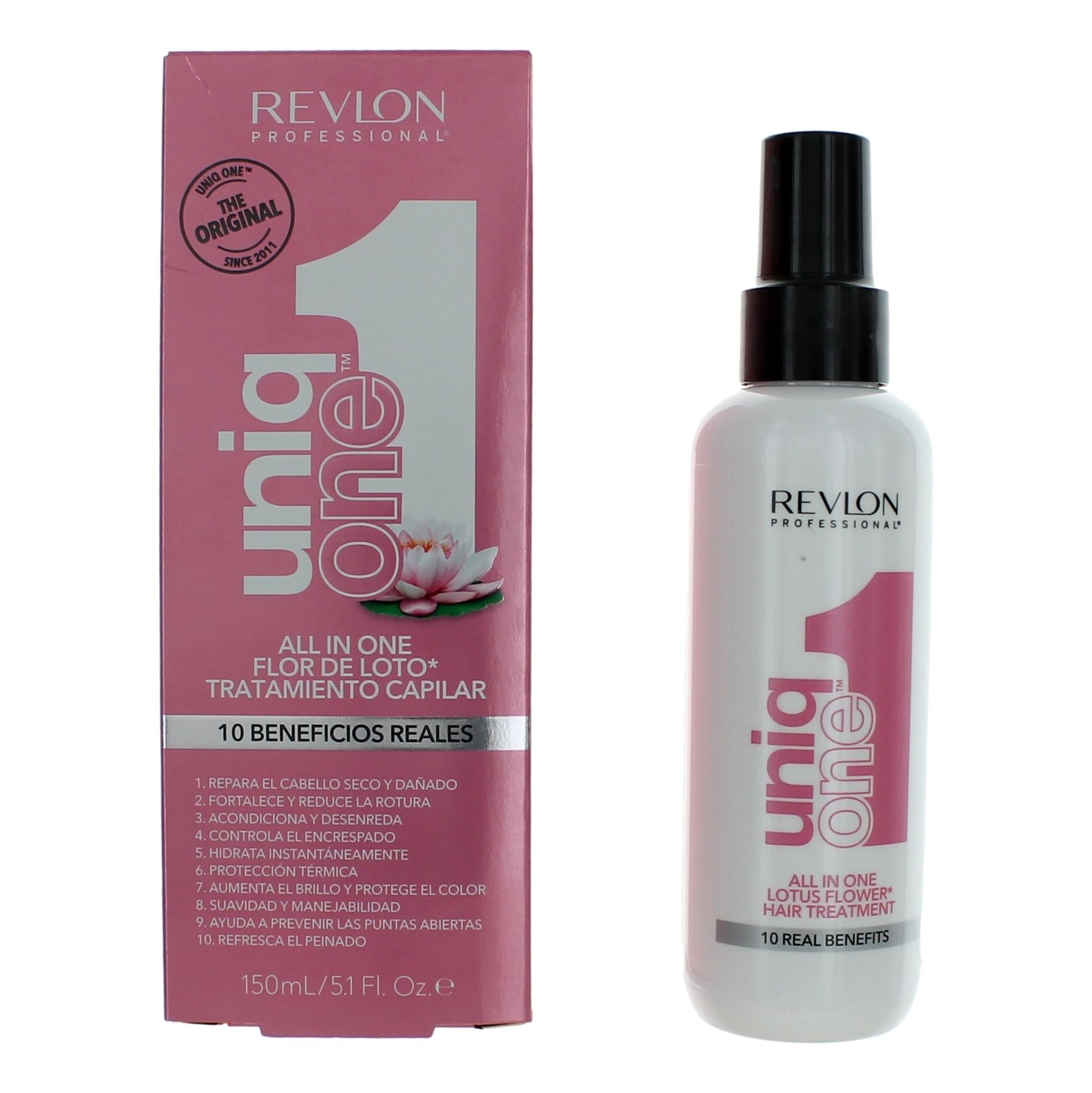 Photo of UniqOne All In One Lotus Flower Hair Treatment by Revlon, 5.1oz Hair Treatment